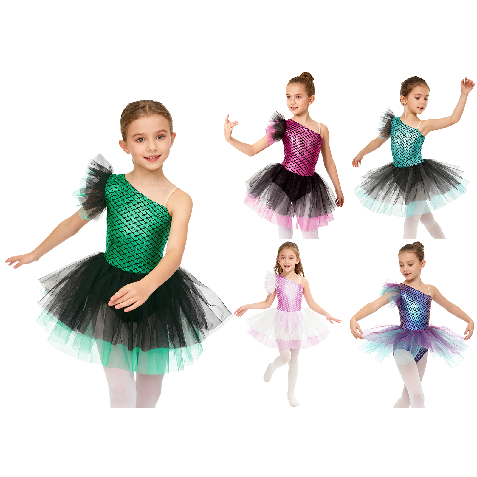 Kids Fish Scales Princess Gymn - Briar Cosplay Prop incelemesi ve fiyatı