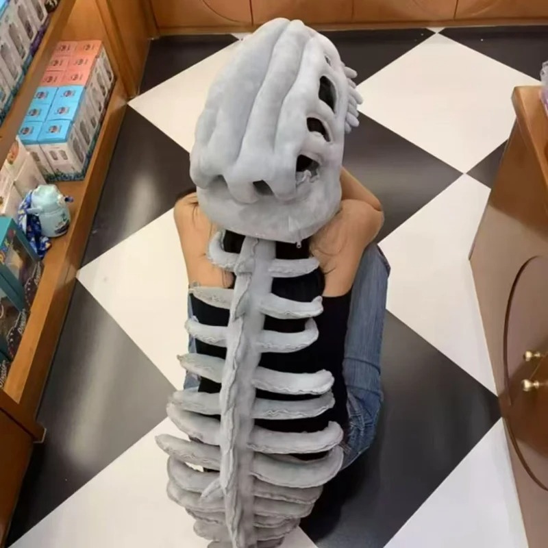 Creative Fishbone Shaped Plush - Fishbones Cosplay Prop incelemesi ve fiyatı
