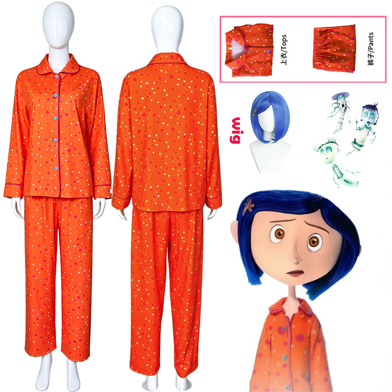 Movie Coraline Cosplay Pajamas - Prop For Cosplay incelemesi ve fiyatı