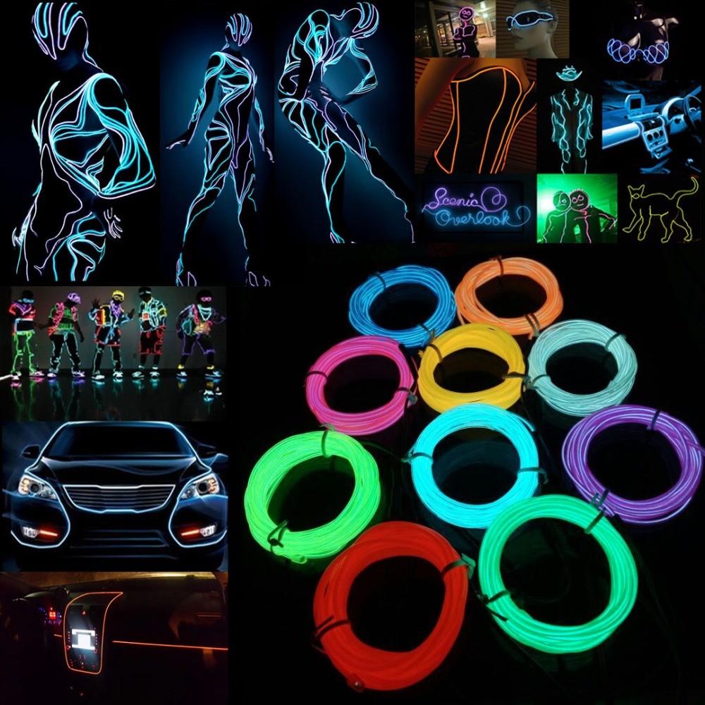 Glow EL Wire Cable LED Neon Ch - Led El Wire incelemesi ve fiyatı