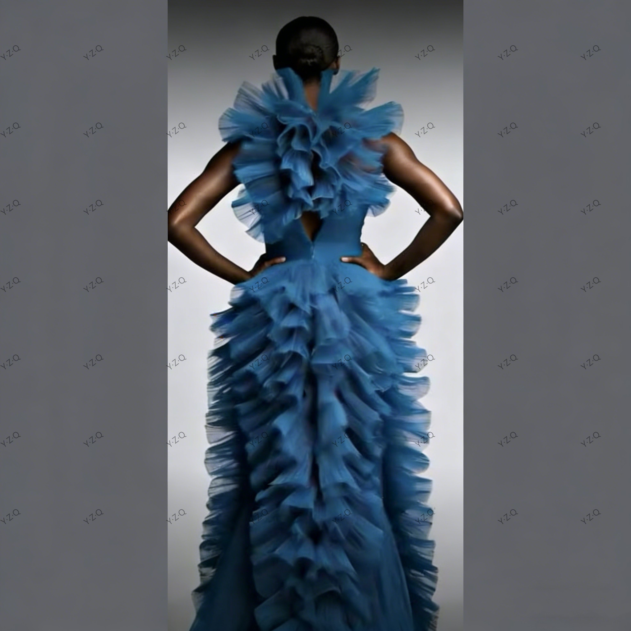 Dreamlike Blue Dresses Layered - Briar Cosplay Prop incelemesi ve fiyatı