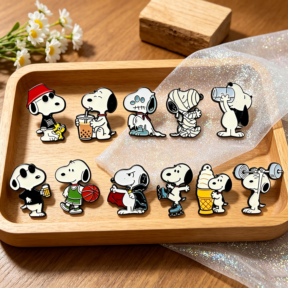 8/10/11pcs Puppy Dog Enamel Pi - Cosplay Prop Bag incelemesi ve fiyatı