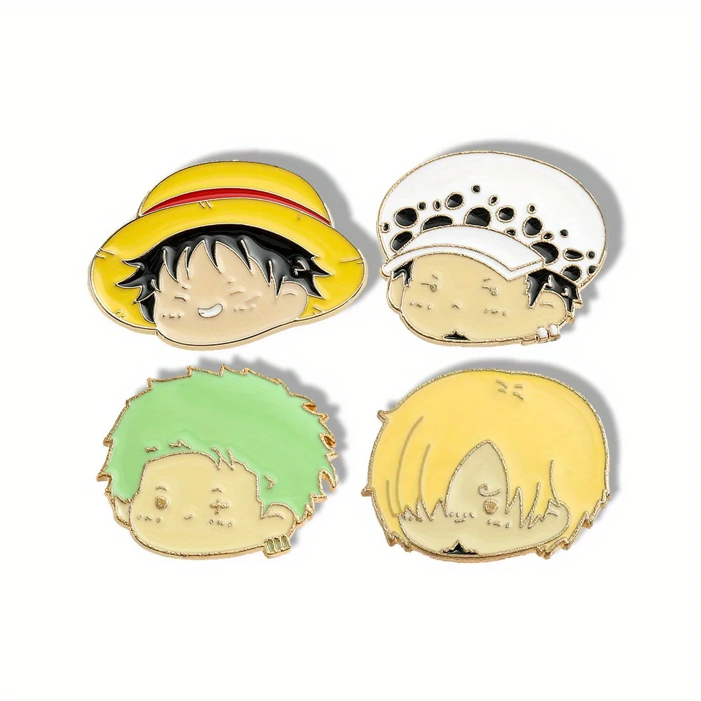 4 Pcs Anime Character Brooch S - Cosplay Prop Bag incelemesi ve fiyatı