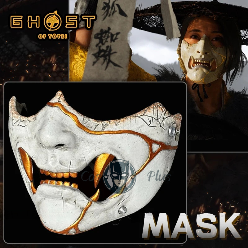 Game Ghost of Yotei Atsu Mask  - Prop For Cosplay incelemesi ve fiyatı