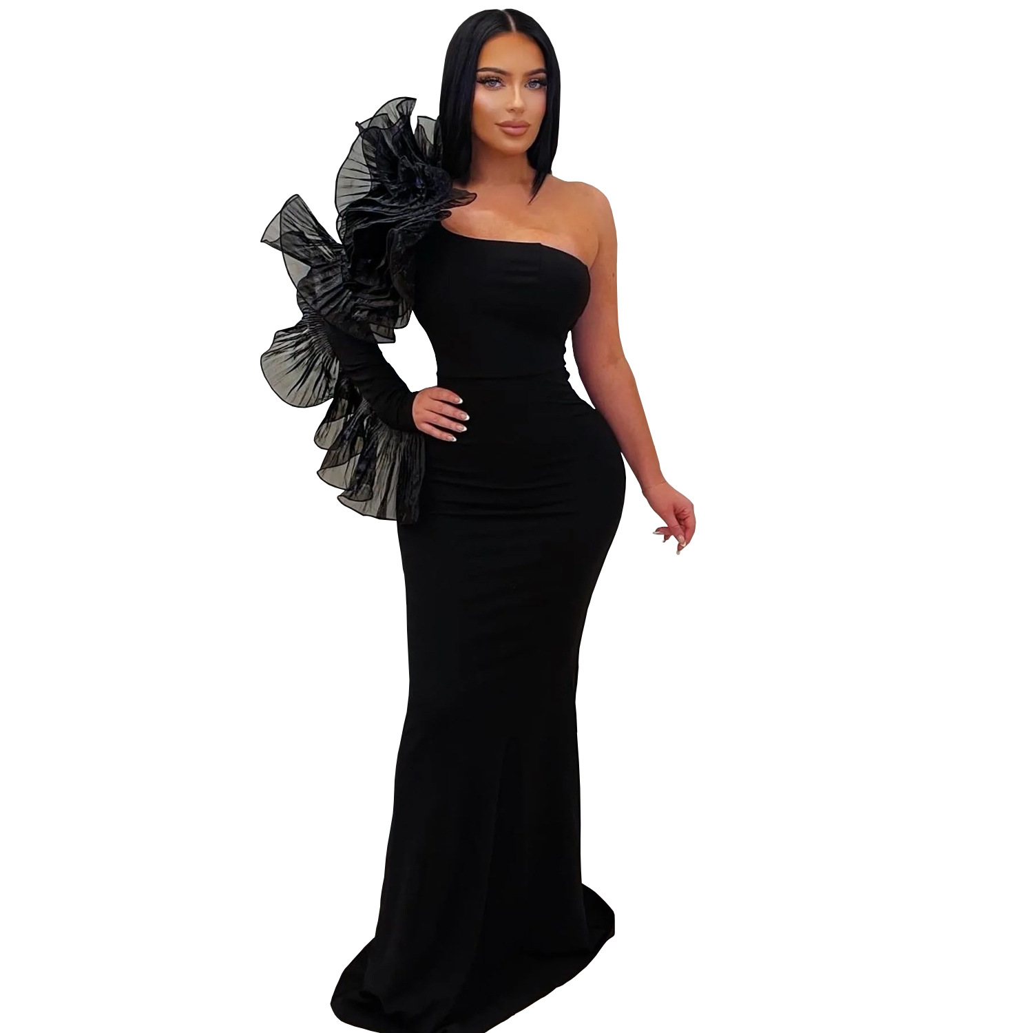 2026 New Black Ruffle Sexy One - Briar Cosplay Prop incelemesi ve fiyatı