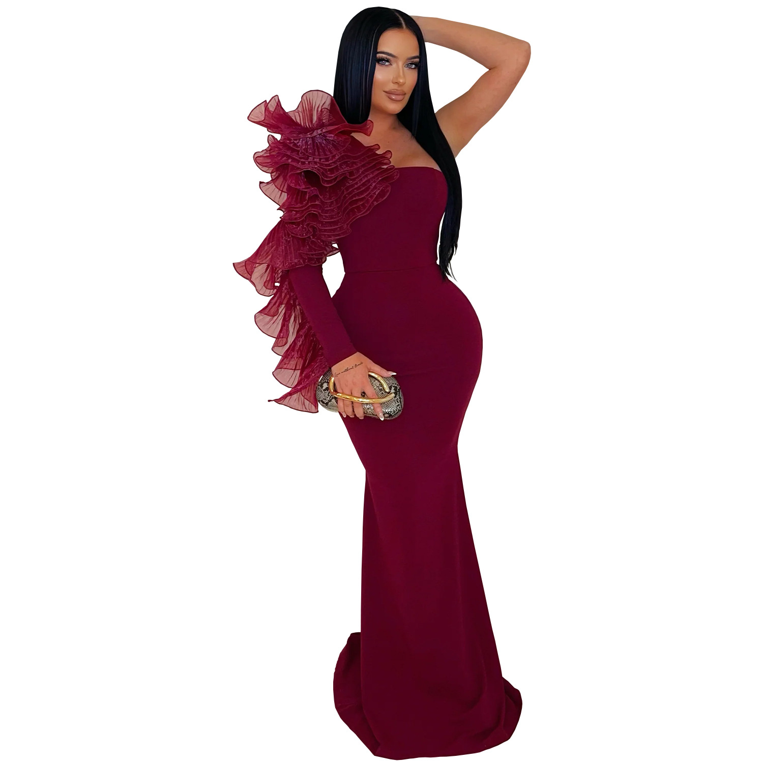 2026 New Black Ruffle Sexy One - Briar Cosplay Prop incelemesi ve fiyatı