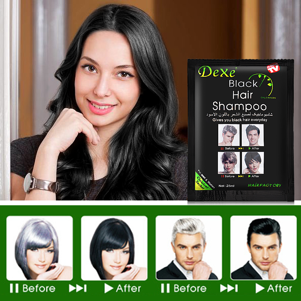 250ML Black Hair Shampoo For M - Hair Spray Color incelemesi ve fiyatı