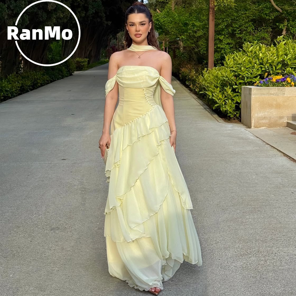 Ranmo Prom Gown Yellow Straple - Briar Cosplay Prop incelemesi ve fiyatı