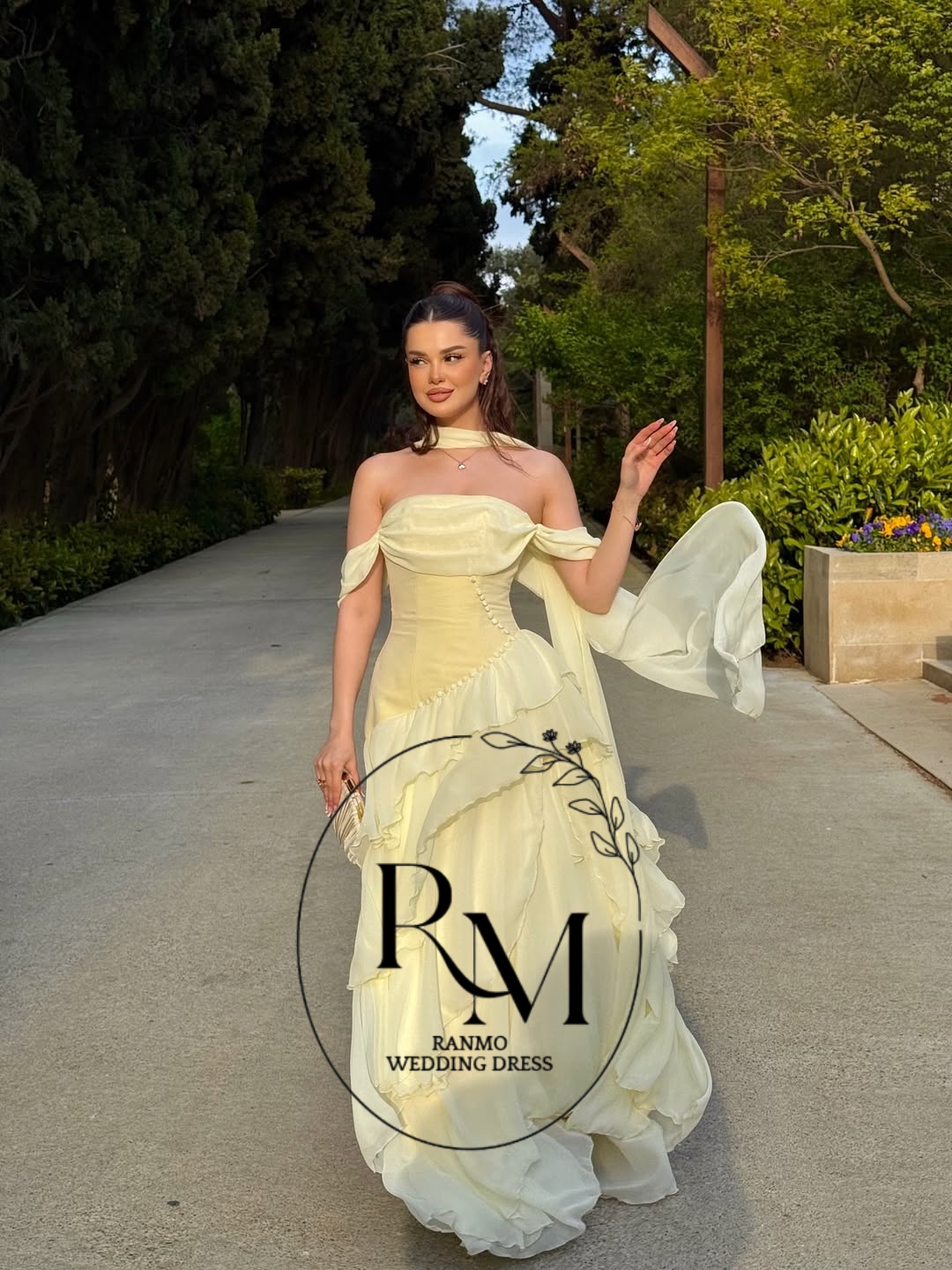 Ranmo Prom Gown Yellow Straple - Briar Cosplay Prop incelemesi ve fiyatı