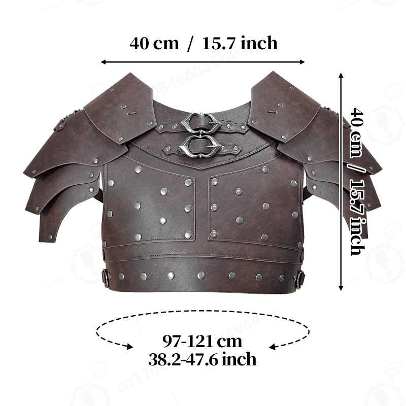 Medieval Studded Shoulder Ches - Prop For Cosplay incelemesi ve fiyatı
