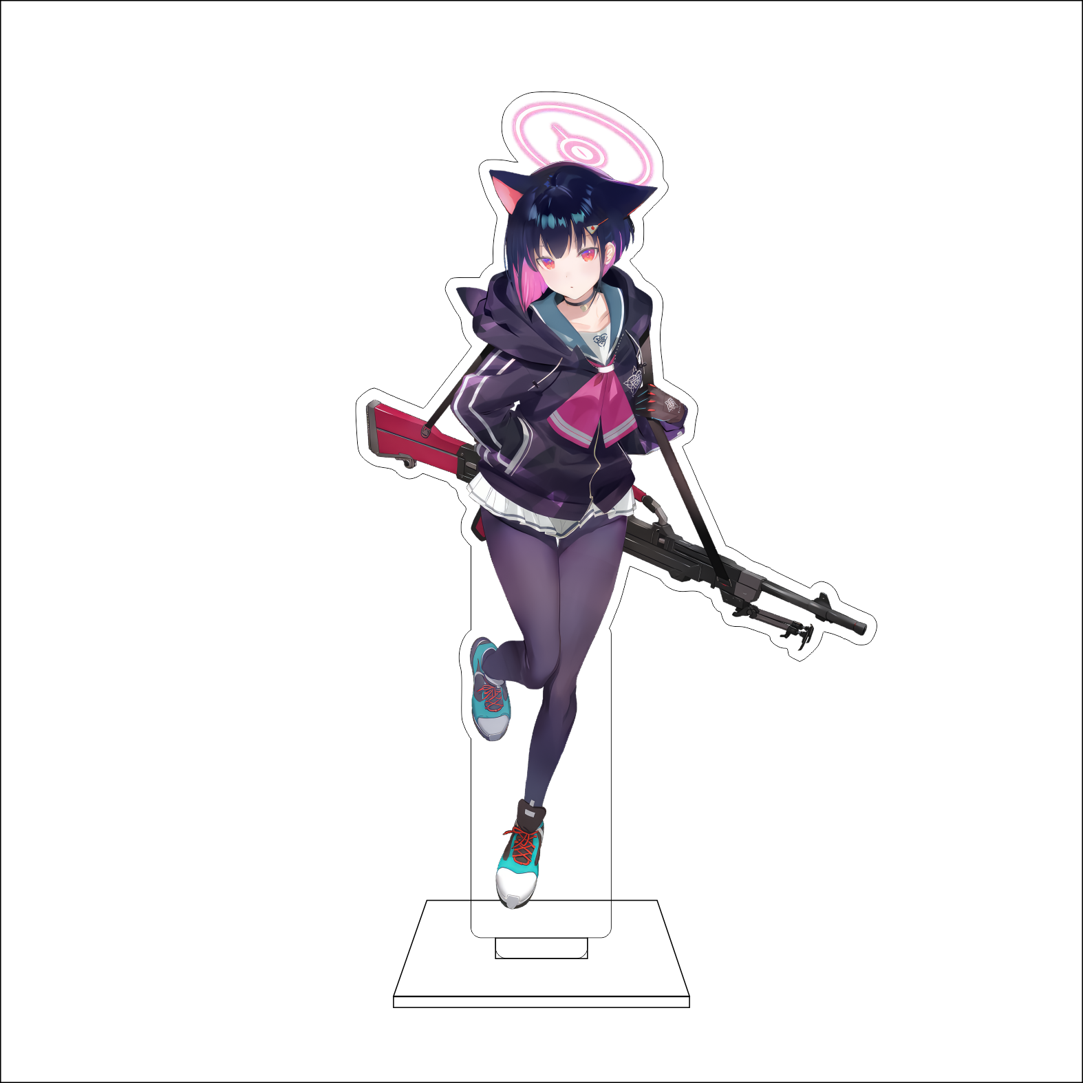 16CM Anime Blue Archive Cospla - Anime Cosplay Prop incelemesi ve fiyatı