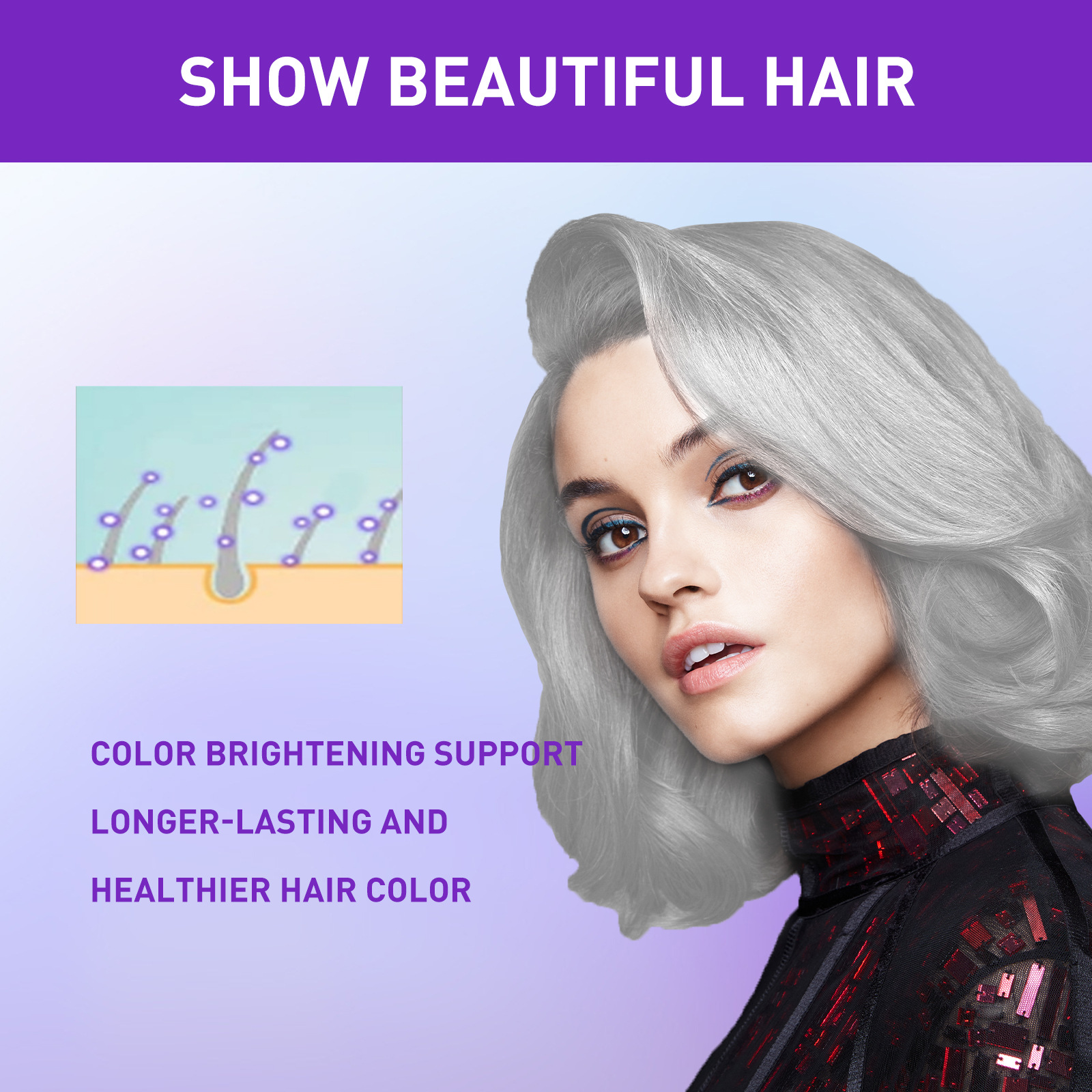 EELHOE Purple Shampoo for Blon - Hair Spray Color incelemesi ve fiyatı