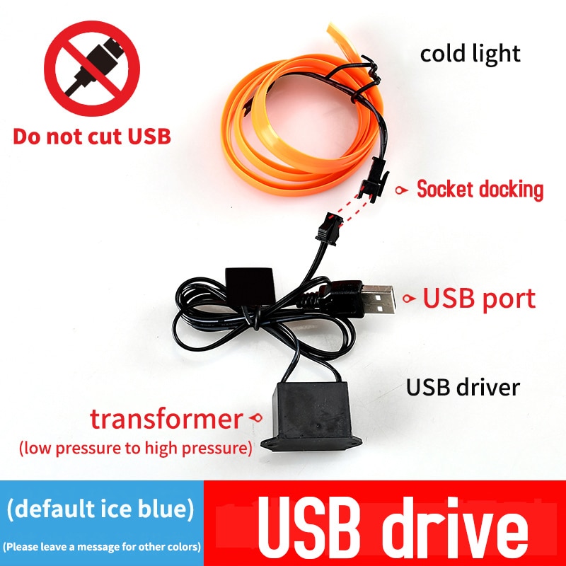 5m Car Interior Atmosphere Lig - Led El Wire incelemesi ve fiyatı
