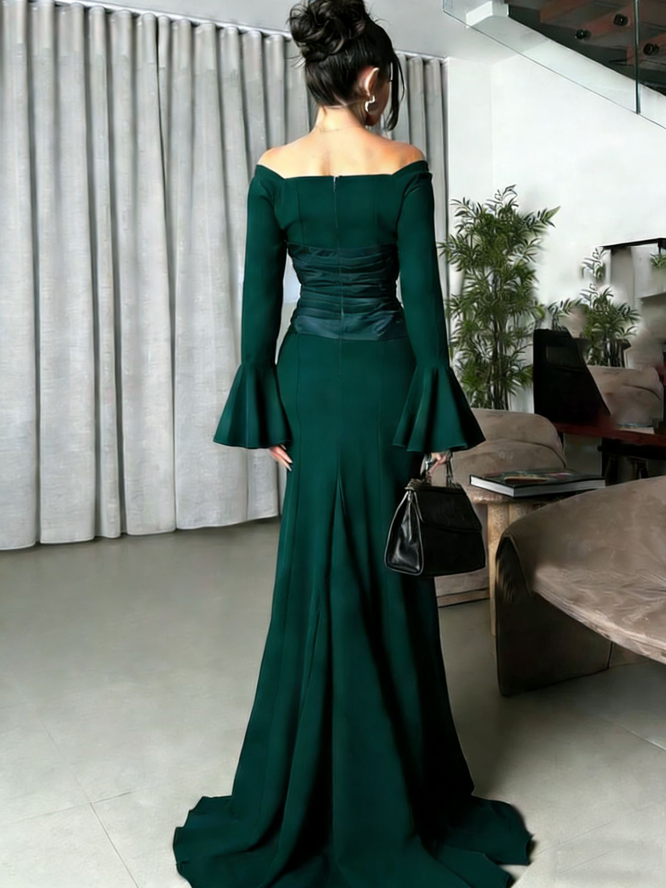 Women's Off Shoulder Mermaid E - Briar Cosplay Prop incelemesi ve fiyatı