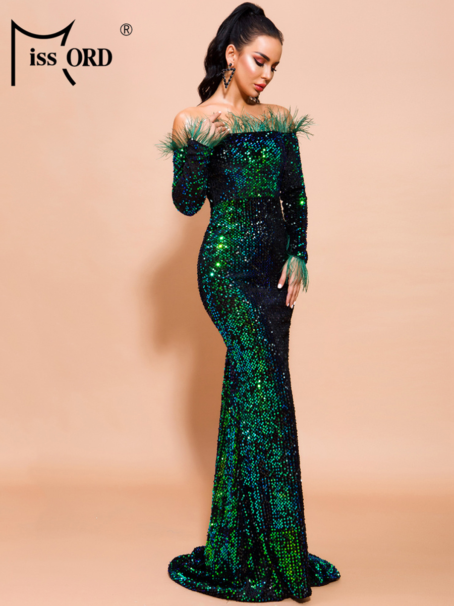 Missord Green Sequin Evening D - Briar Cosplay Prop incelemesi ve fiyatı