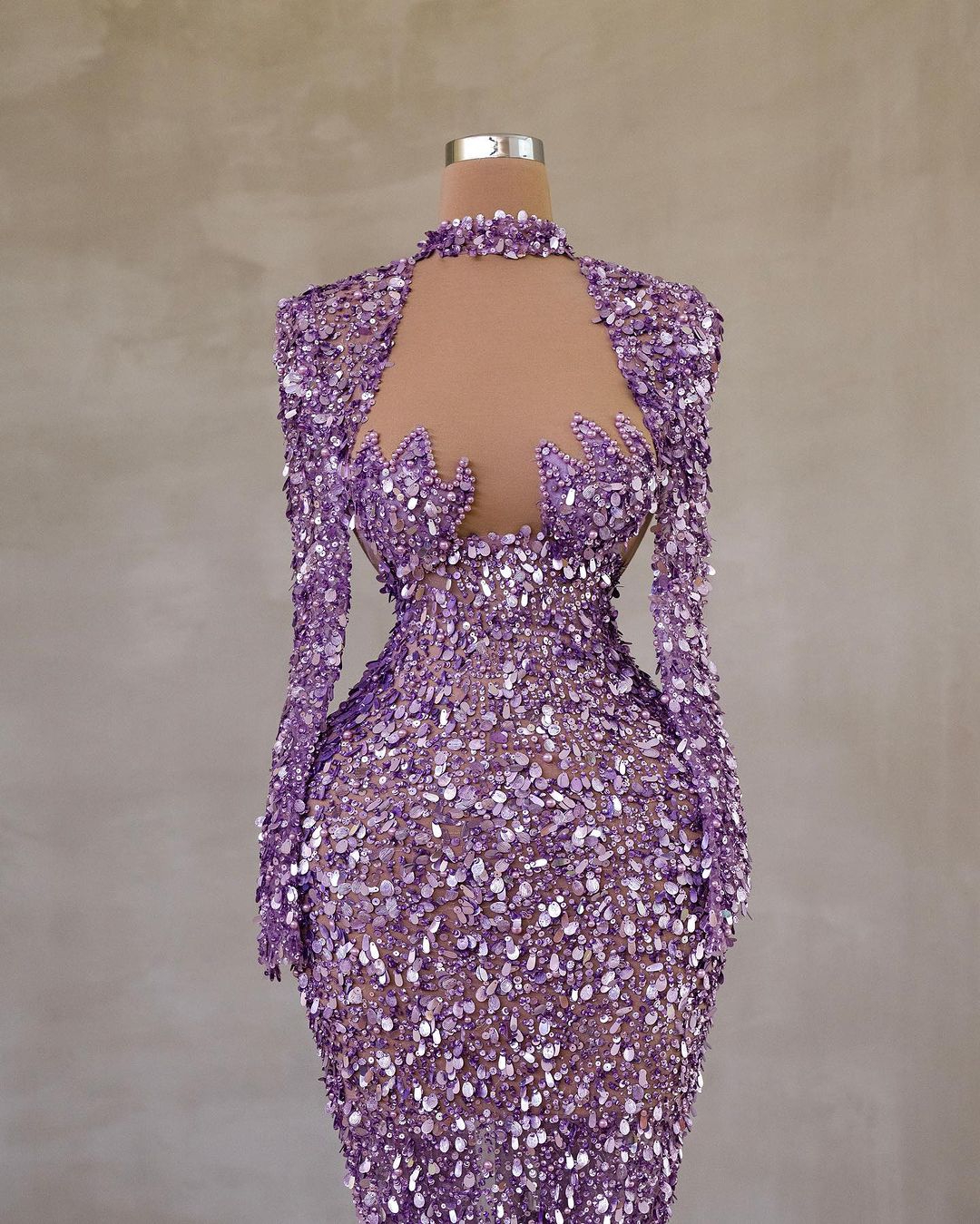 Gorgeous Purple Sequined Merma - Briar Cosplay Prop incelemesi ve fiyatı