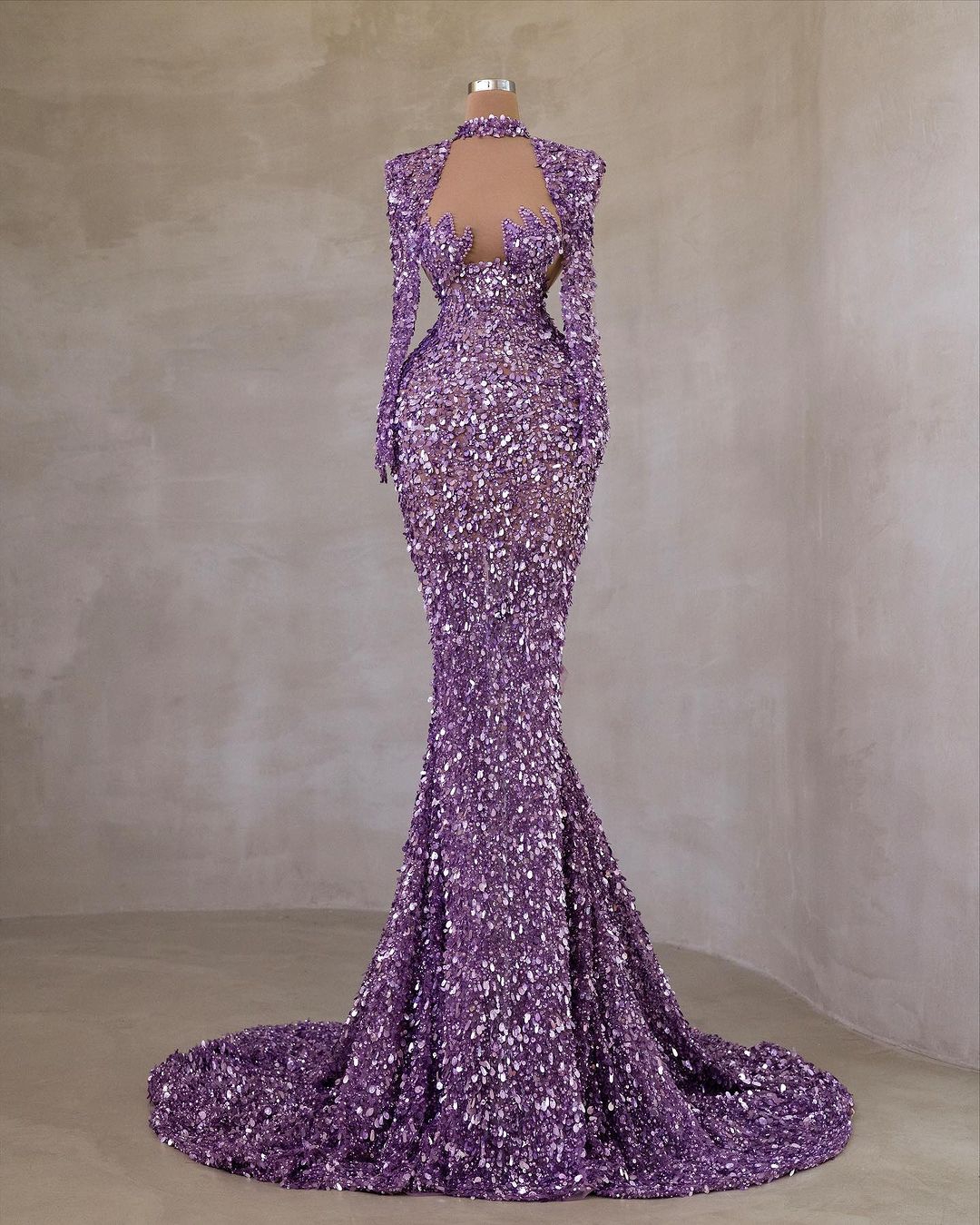 Gorgeous Purple Sequined Merma - Briar Cosplay Prop incelemesi ve fiyatı