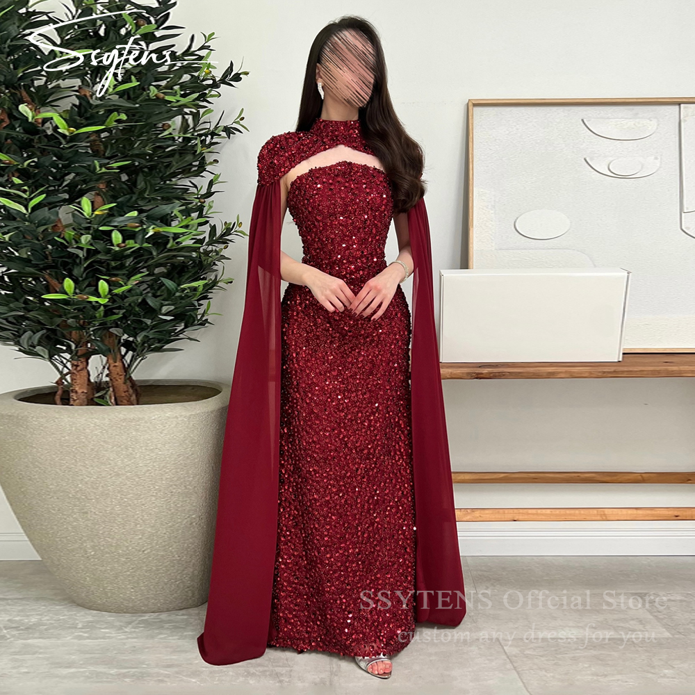 SSYTENS Elegant Red Formal Dre - Briar Cosplay Prop incelemesi ve fiyatı