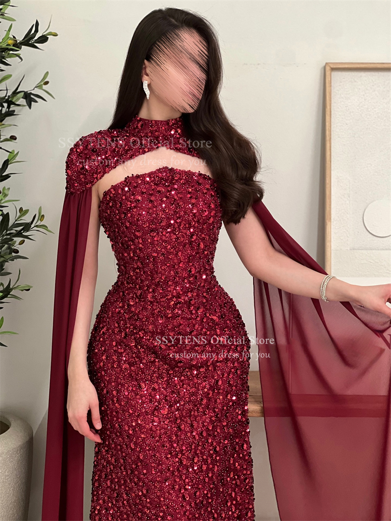 SSYTENS Elegant Red Formal Dre - Briar Cosplay Prop incelemesi ve fiyatı